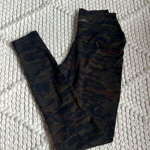 Alphalete leggings camouflage crisscross waistband S